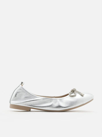 Mara Crystal Bow Ballerinas