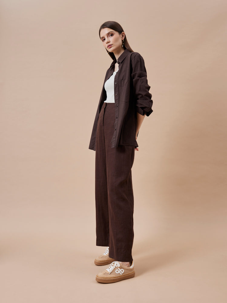 PAZZION, Maris Woven Jute Sneakers, Brown