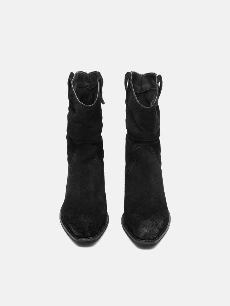 PAZZION, Marlowe Denim Boots, Black