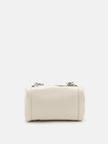 PAZZION, Mireille Leather Box Bag, Beige