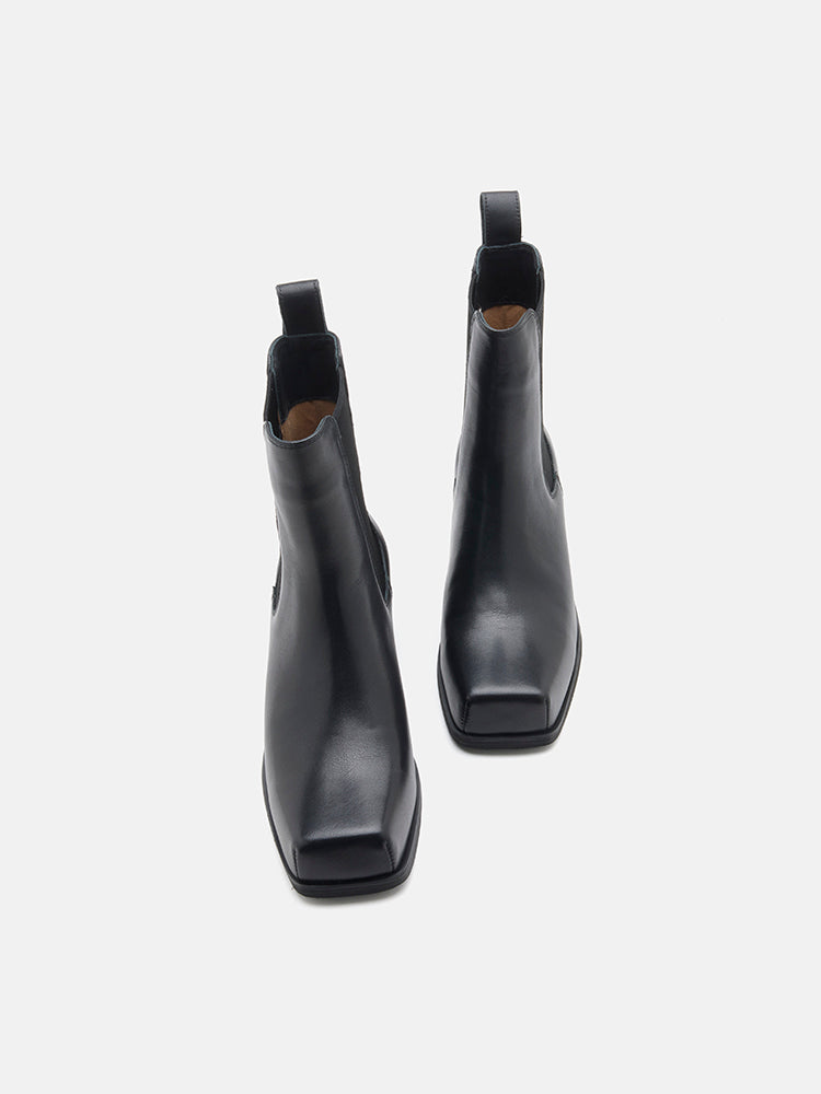 Narelle Square Toe Chelsea Boots – PAZZION