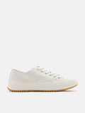 PAZZION, Nayeli Leather Sneakers, White