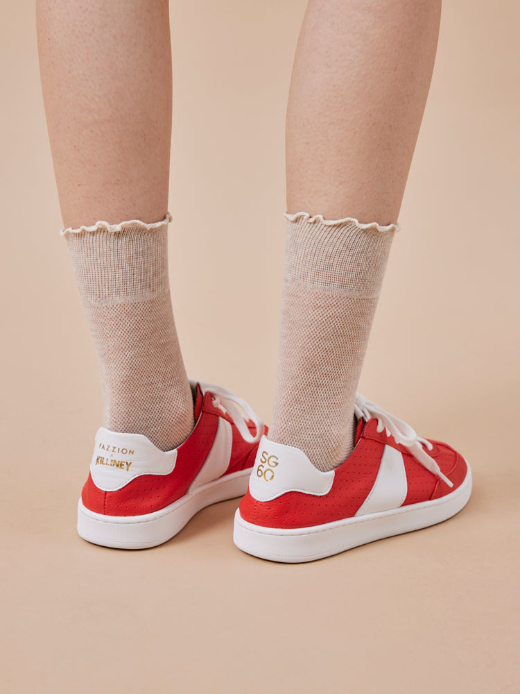 PAZZION, Nicole Everyday Sneakers, Red