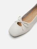 PAZZION, Nina Bow Ballerinas, Beige