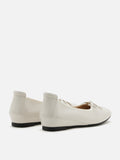 PAZZION, Nina Bow Ballerinas, Beige