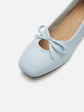 PAZZION, Nina Bow Ballerinas, Lightblue