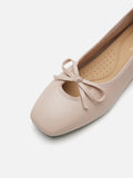 PAZZION, Nina Bow Ballerinas, Pink