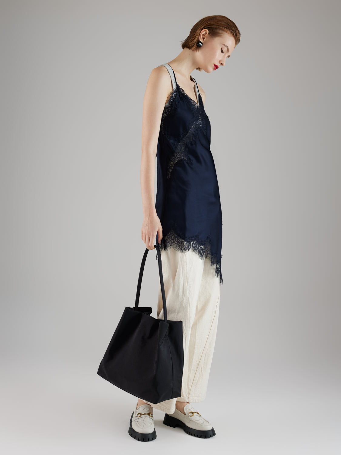 PAZZION, Norissea Drawstring Tote, Black