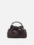 PAZZION, Octavia Ruched Bag, Wine