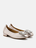 Oriole Embellished Buckle Ballet Flats