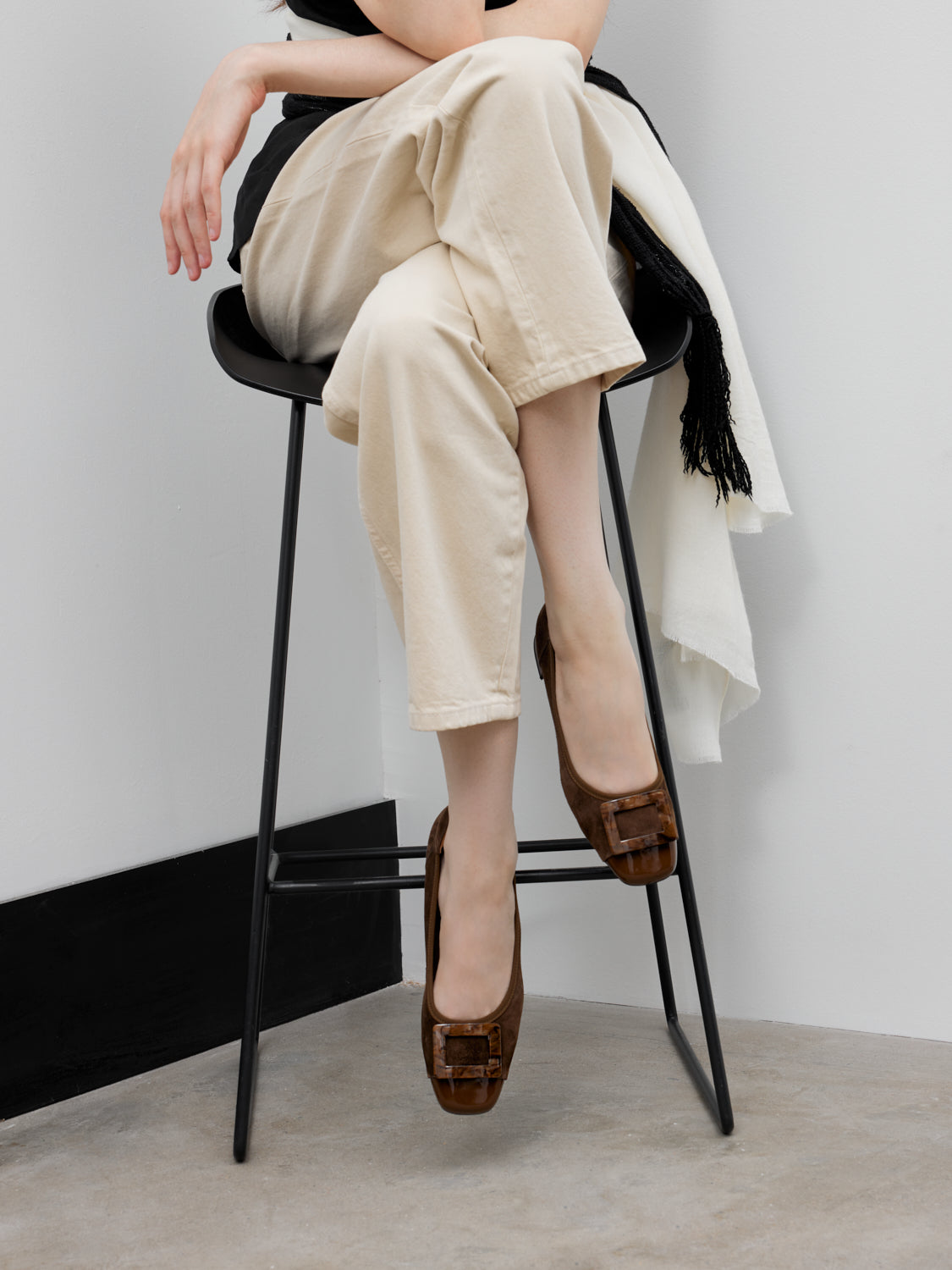 PAZZION, Patricia Buckle Heels - Brown, Brown