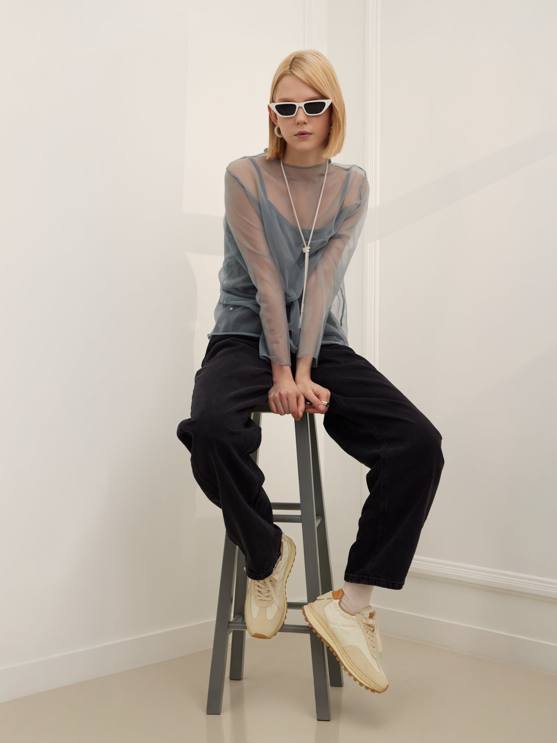 PAZZION, Paulina Suede Sneakers, Beige