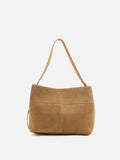 PAZZION, Perylisse Leather Bag, Almond