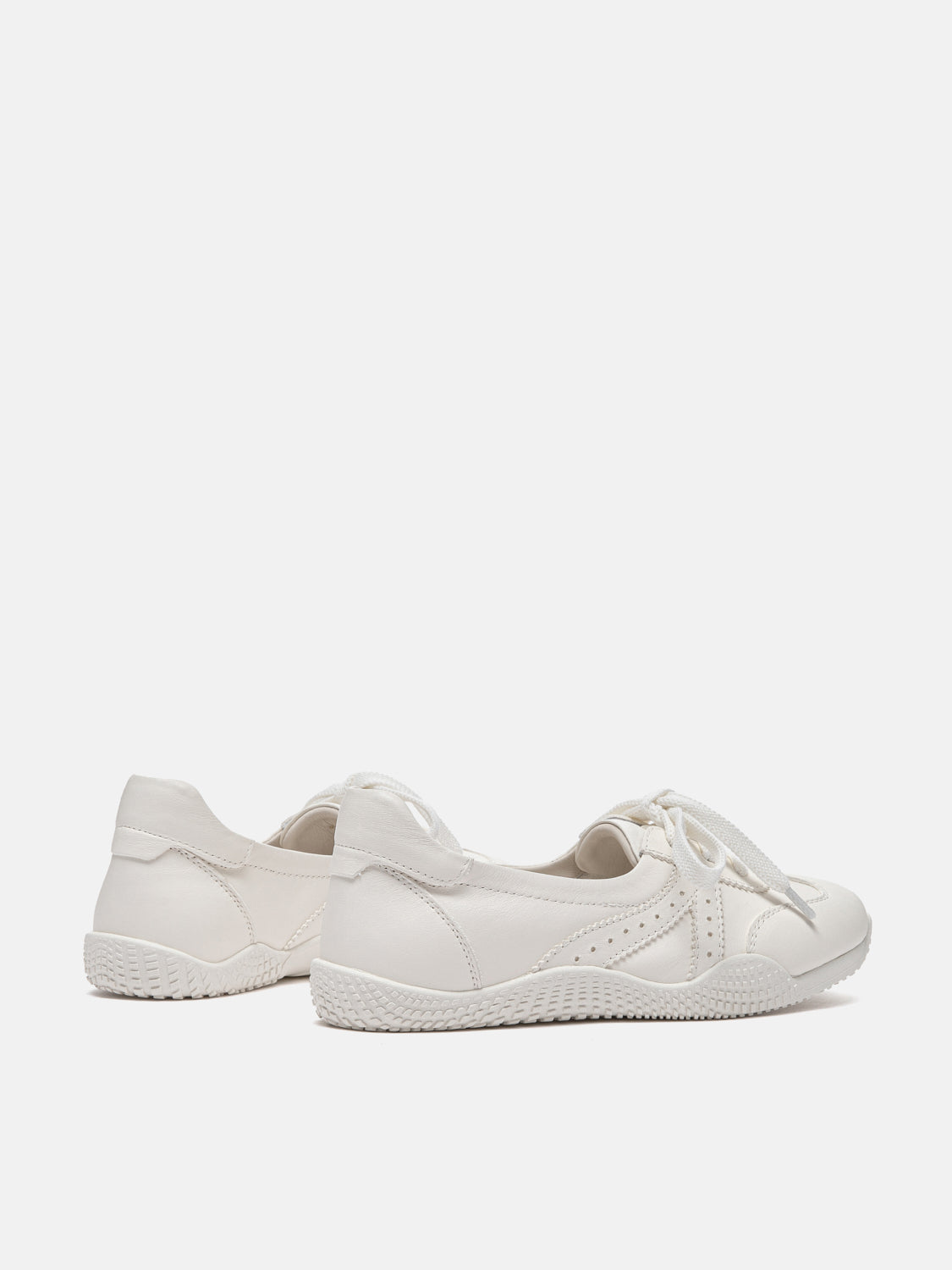 PAZZION, Renee Leather Flats, White