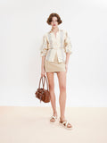 PAZZION, Riva Cross-Strap Espadrille Sandals, Brown