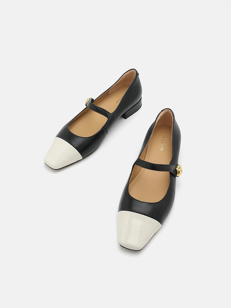 Ronika Embellished Toe Cap Mary Jane Heels PAZZION