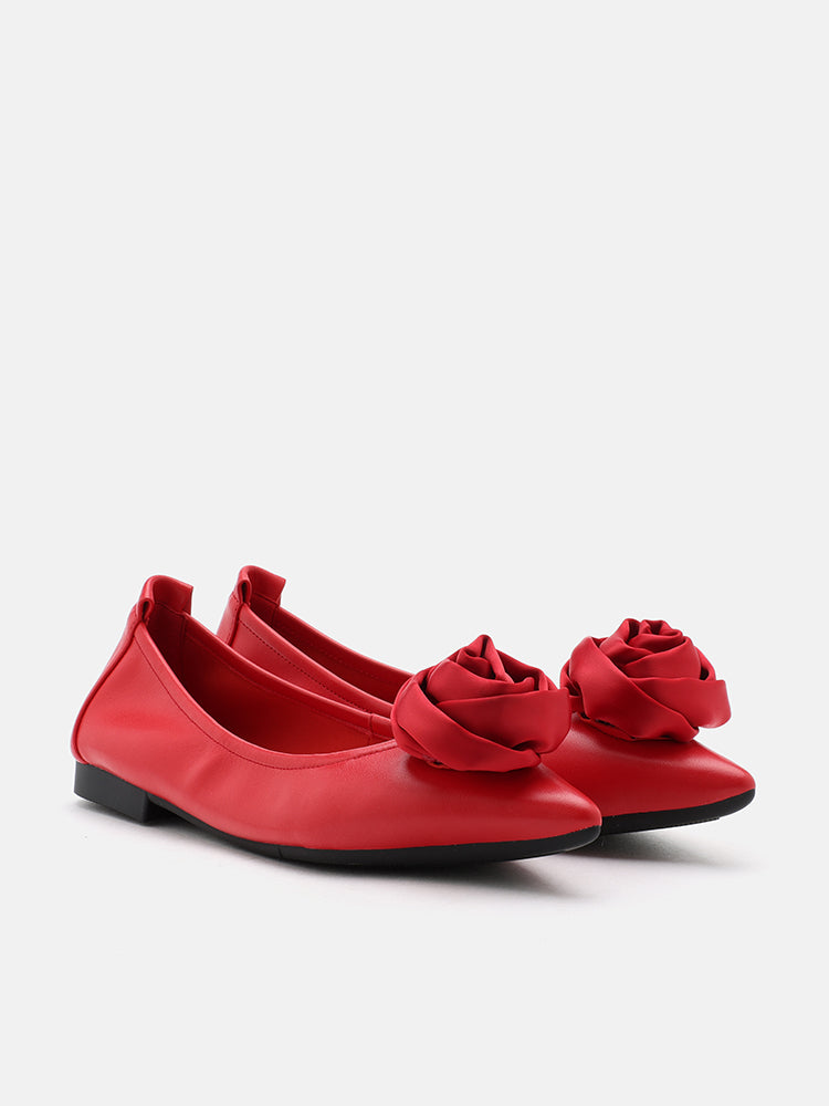 Red 2025 bow flats