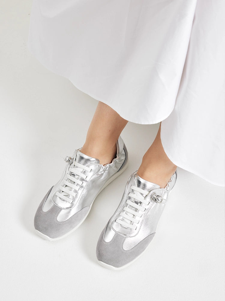 PAZZION, Sasha Sneakers - Silver