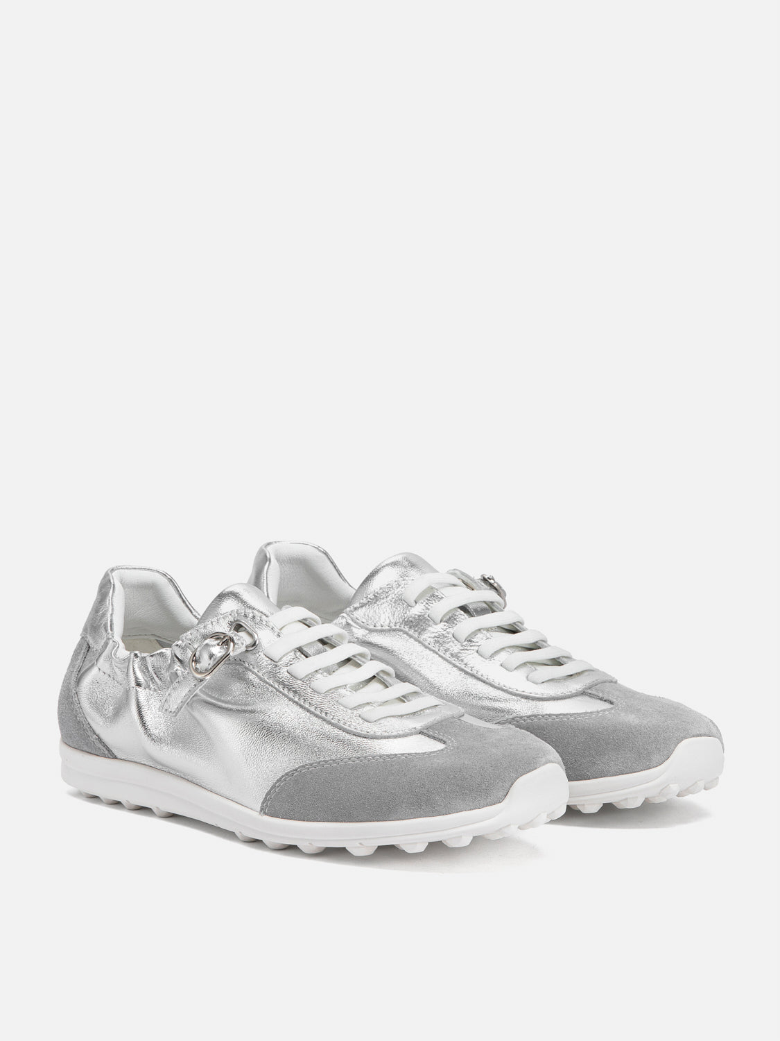 PAZZION, Sasha Sneakers - Silver, Silver