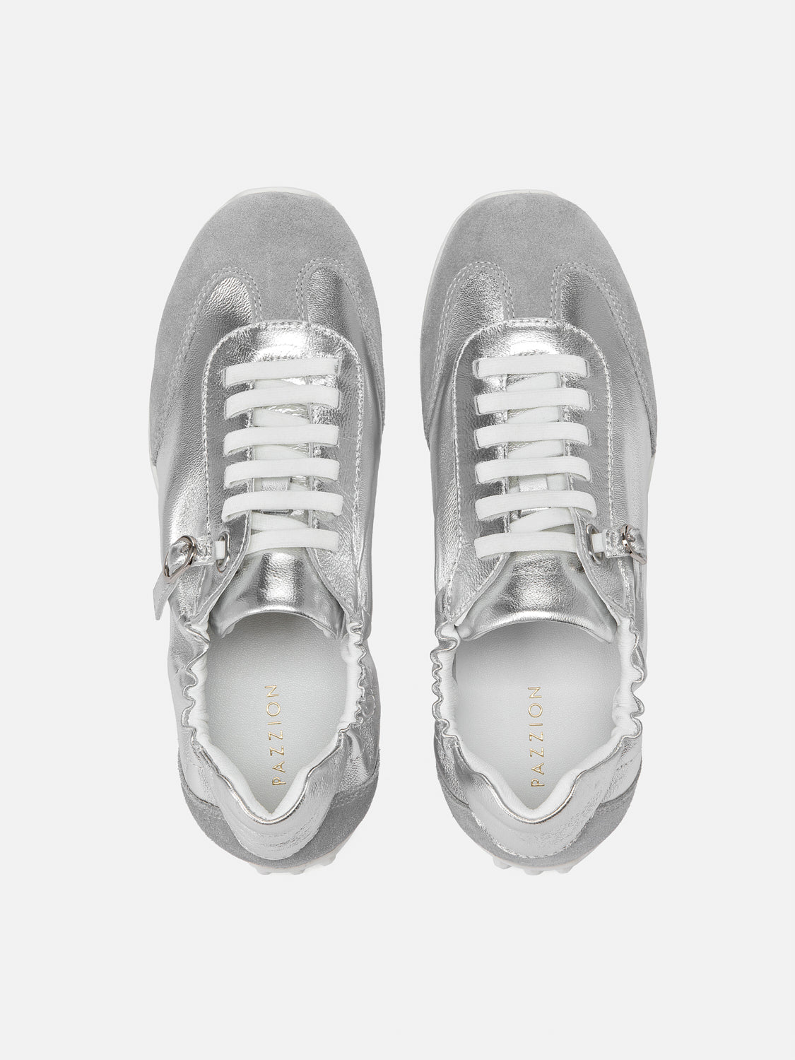 PAZZION, Sasha Sneakers - Silver, Silver
