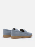 PAZZION, Searra Accented Flyknit Loafers, Grey