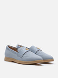 PAZZION, Searra Accented Flyknit Loafers, Grey