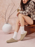 PAZZION, Sereno Suede Slip-On Mules, Khaki