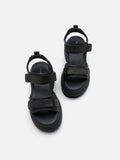 PAZZION, Shaina Platform Sandals, Black