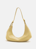 PAZZION, Shayla Crescent Bag, Yellow