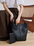 PAZZION, Sierra Knotted Handle Tote, Black