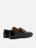 PAZZION, Silvia Accented Penny Loafers, Black
