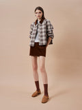 PAZZION, Simone Suede Bit Loafers, Camel