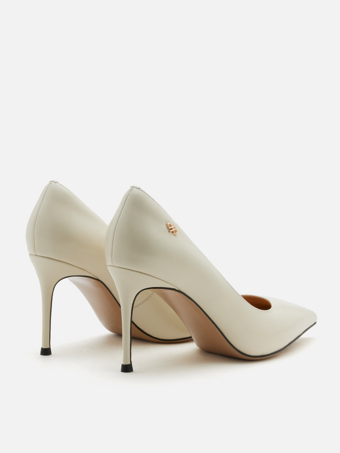PAZZION, Stefano Patent Stiletto Heels, Beige