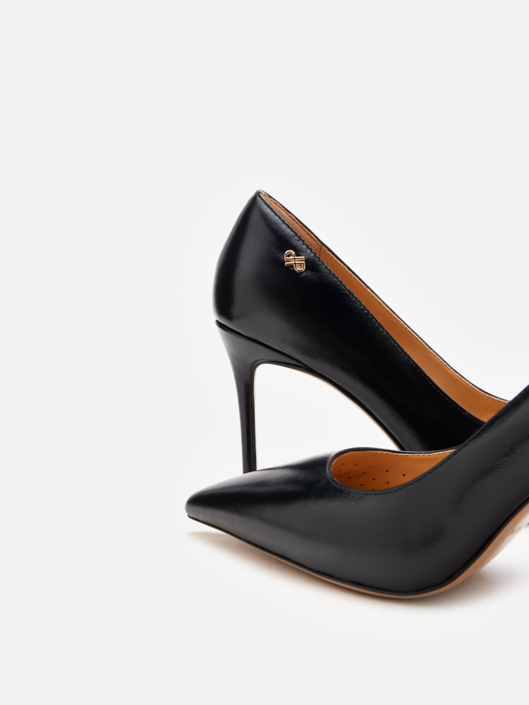 PAZZION, Stefano Patent Stiletto Heels, Black