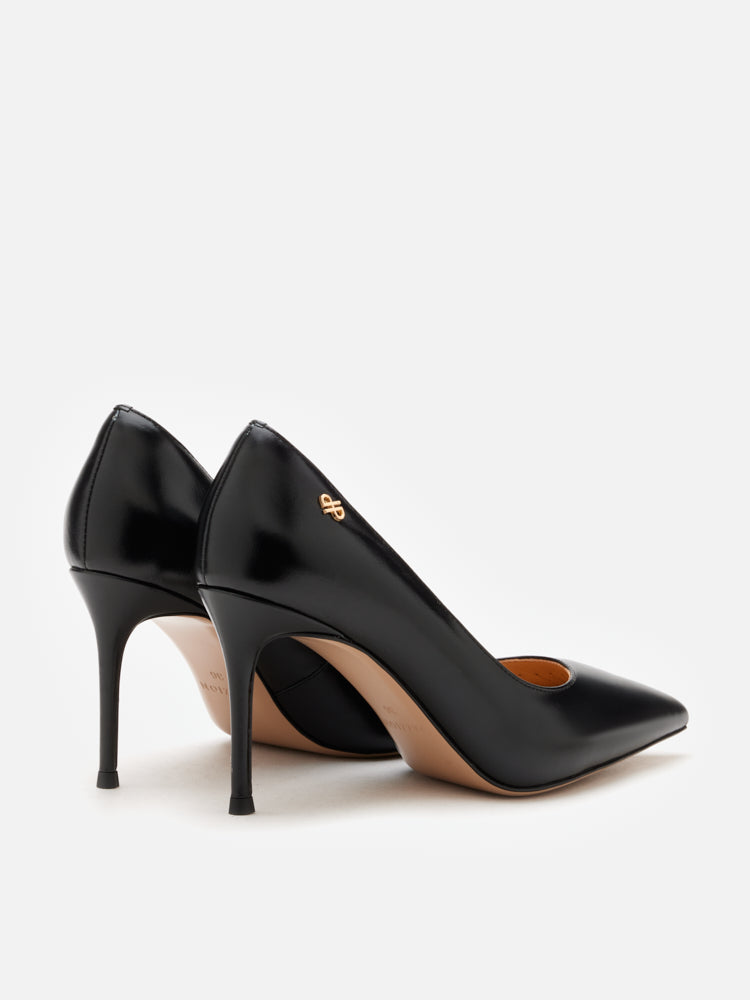 PAZZION, Stefano Patent Stiletto Heels, Black