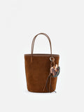 Stormy H Garden Suede Bucket Bag
