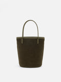 PAZZION, Stormy H Garden Suede Bucket Bag, Green