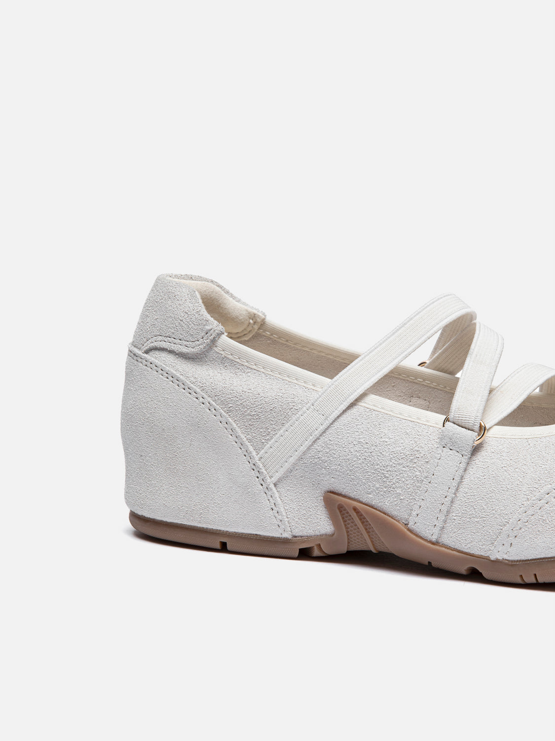 PAZZION, Talivienne Suede Bow Leather Mary Janes, Beige