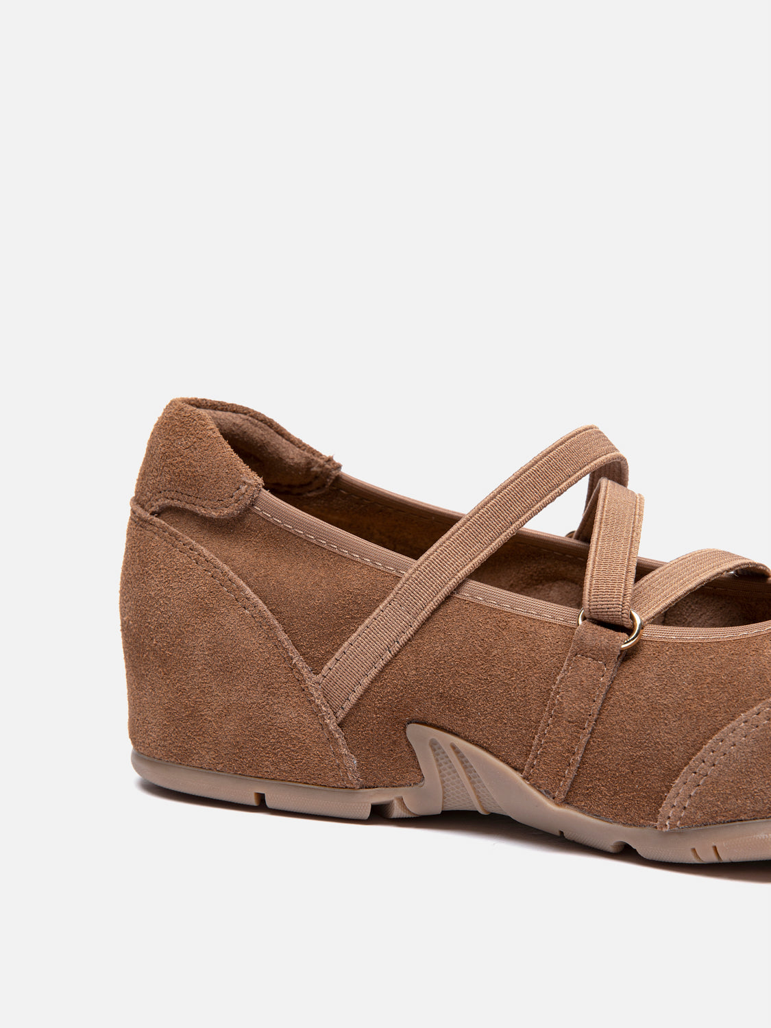 PAZZION, Talivienne Suede Bow Leather Mary Janes, Brown
