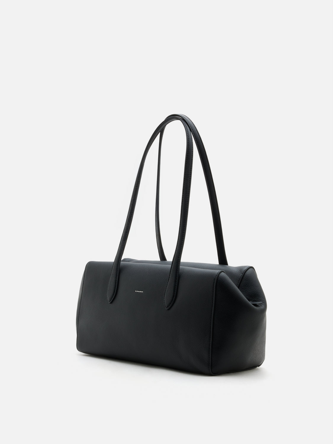 PAZZION, Taryn Leather Shoulder Bag - Black, Black