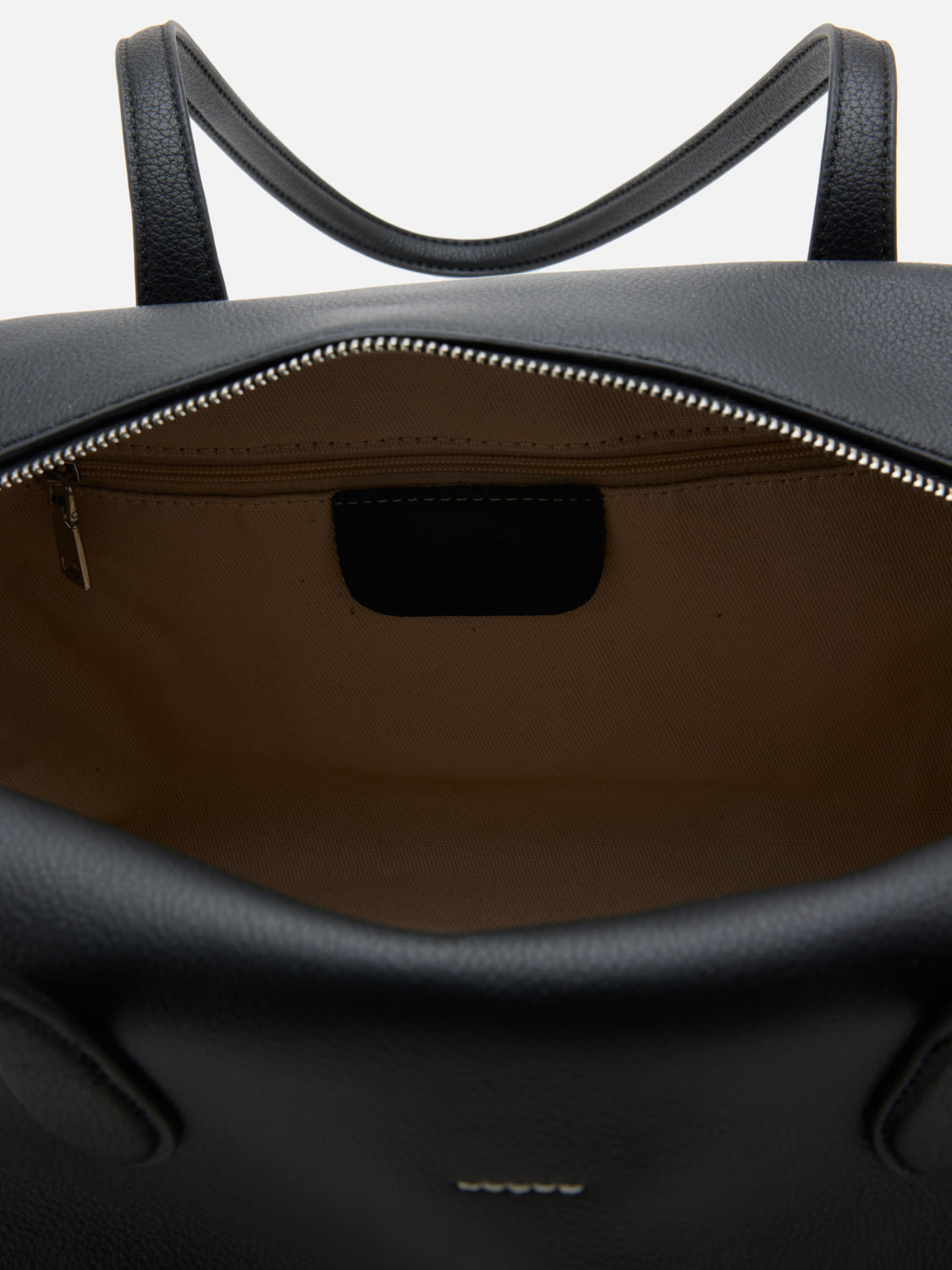 PAZZION, Taryn Leather Shoulder Bag - Black, Black