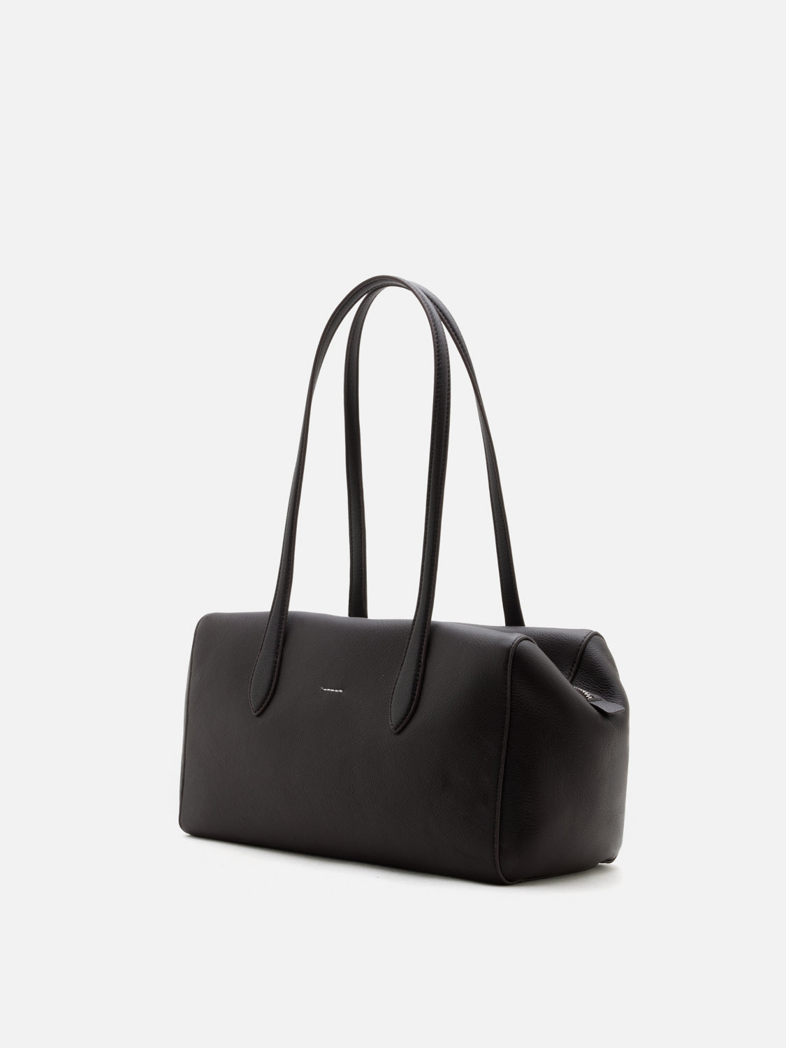 PAZZION, Taryn Leather Shoulder Bag - Dark Brown