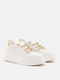 Tia Gold Chain Laced Sneakers