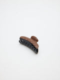 PAZZION, Tiana Woven Claw Clip, Brown