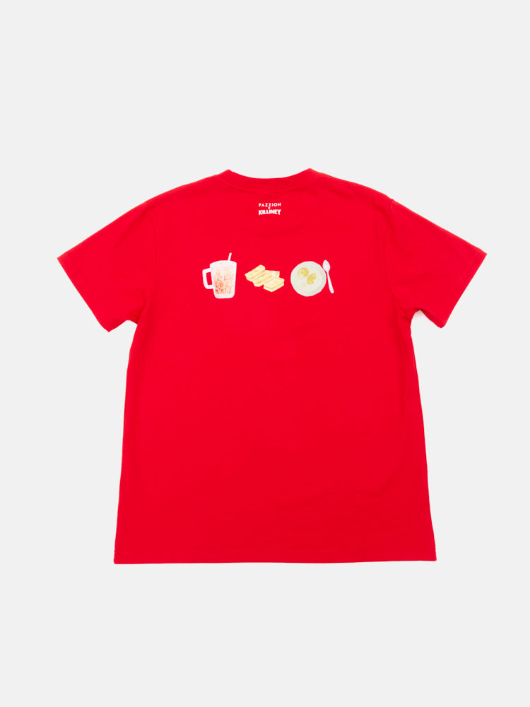 PAZZION, Toast Set Everyday Tee, Red