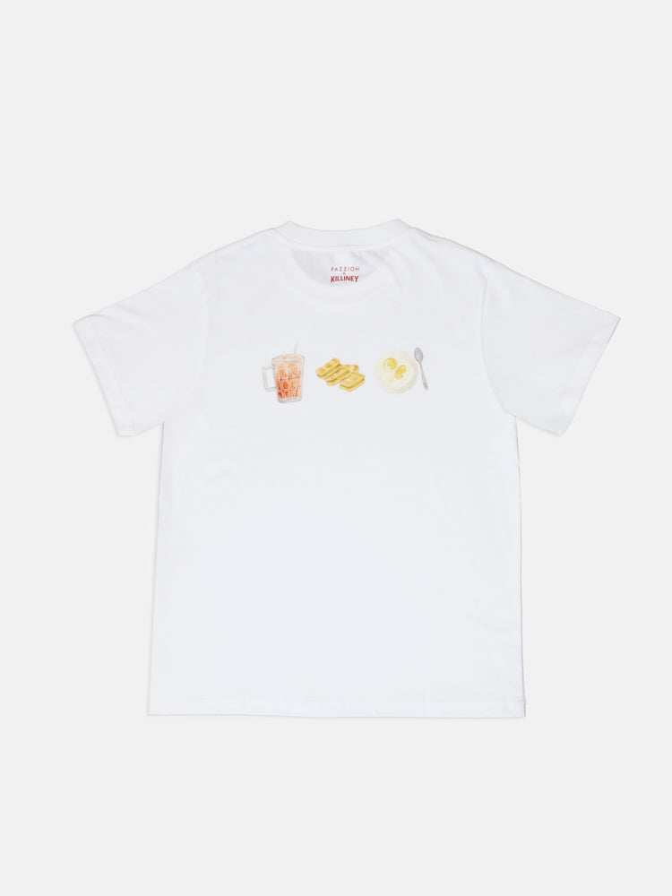 PAZZION, Toast Set Everyday Tee, White