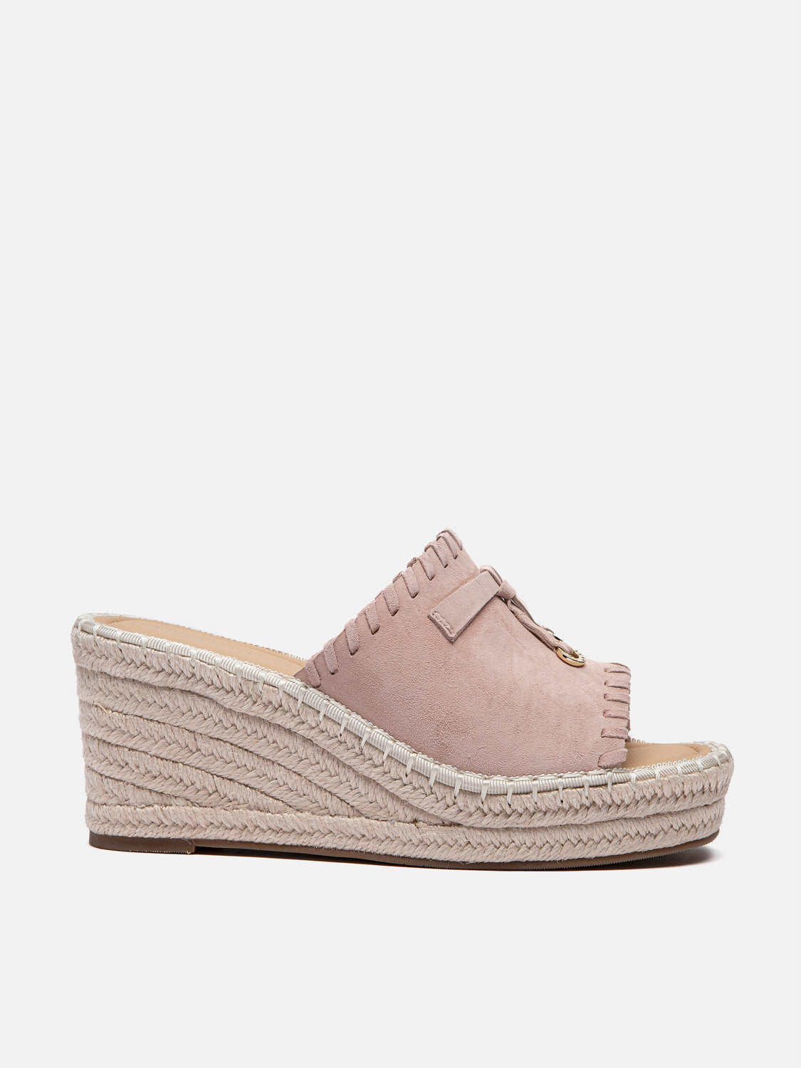 PAZZION, Urelisse Suede Wedges, Pink