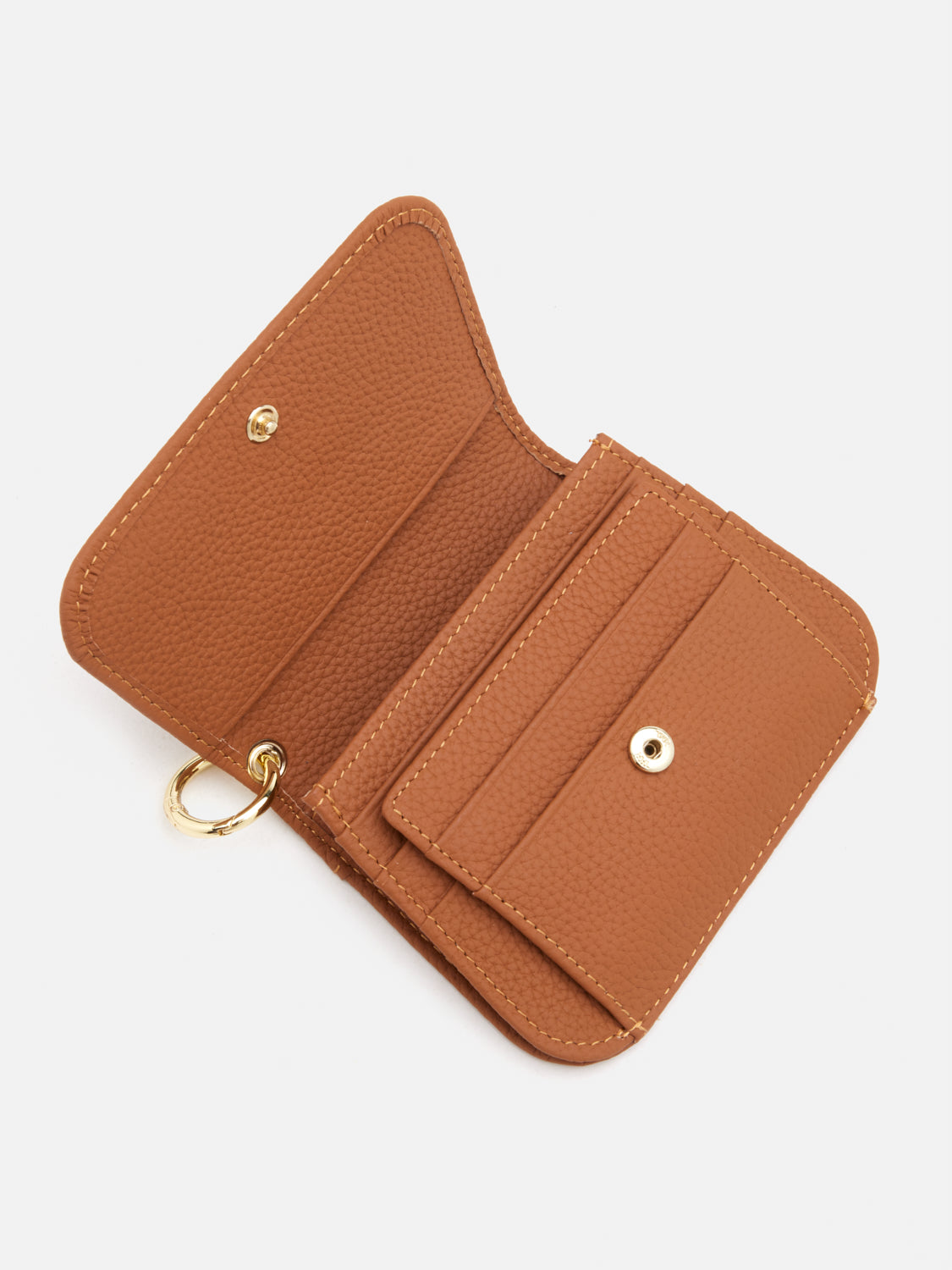 PAZZION, Valeria Compact Wallet, Brown