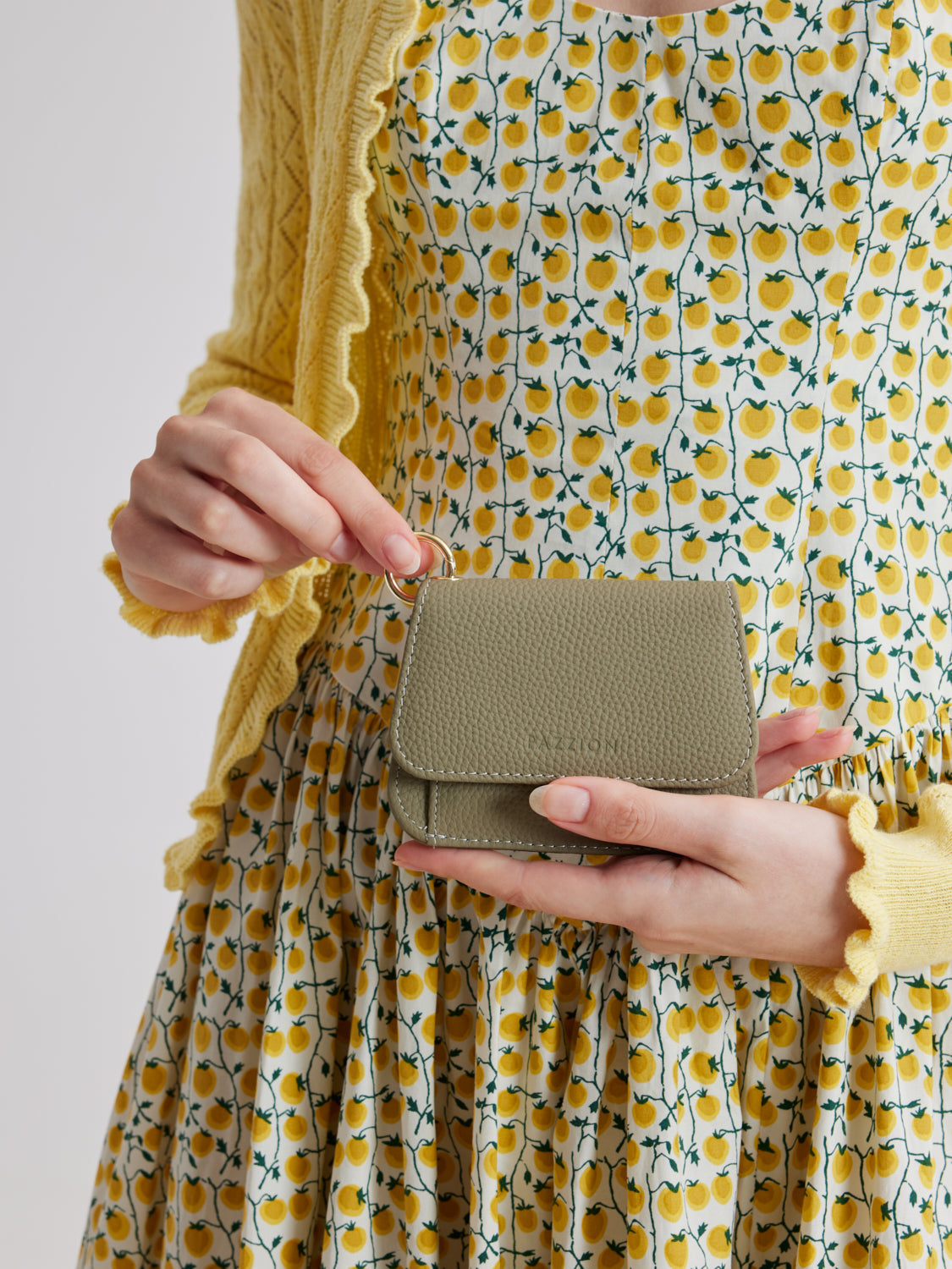 PAZZION, Valeria Compact Wallet, Green