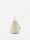PAZZION, Vespera Bucket Bag, Beige
